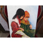 Малка картина масло на платно Испания - 3811 - КК5